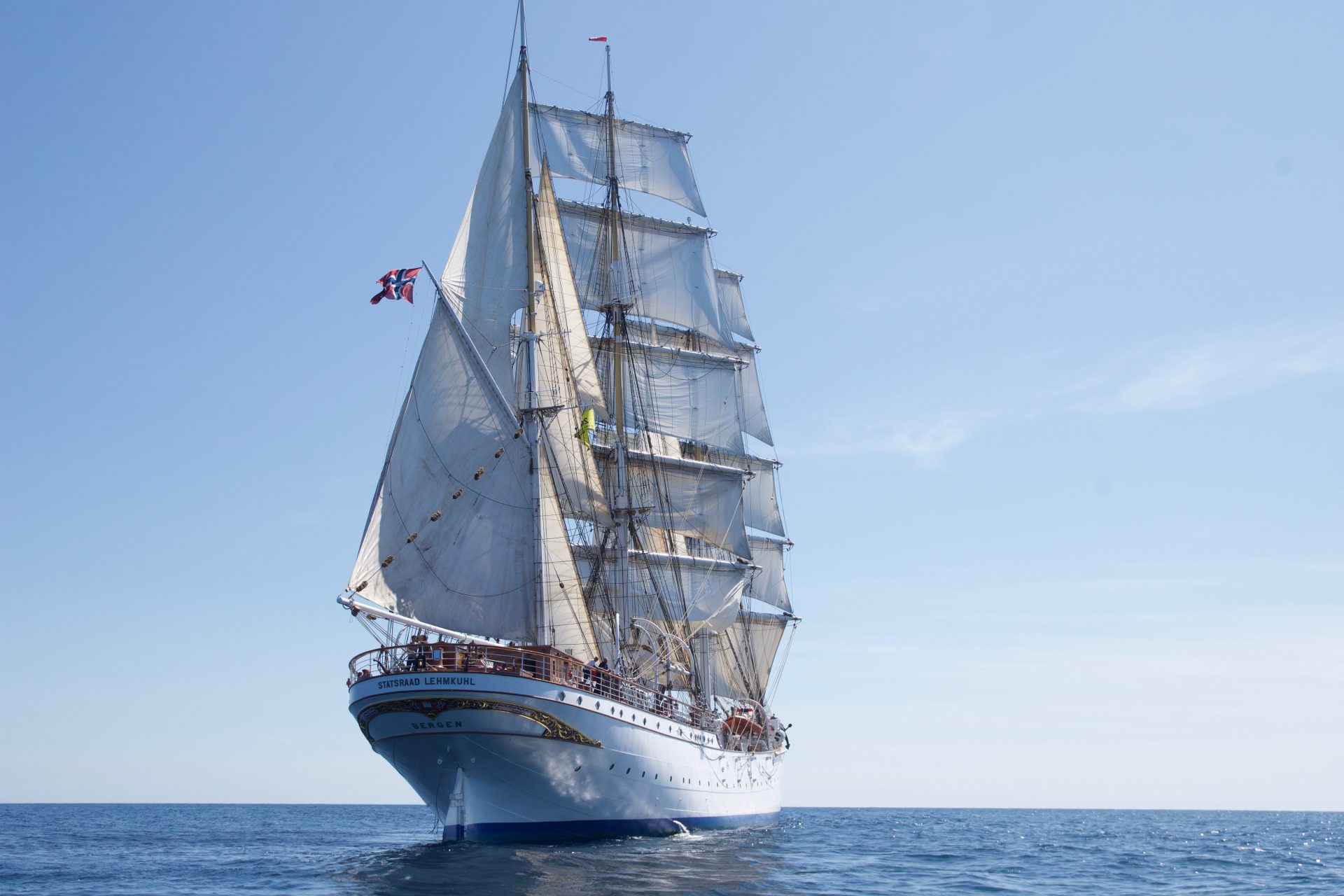 Statsraad Lehmkuhl has won Class A - Statsraad Lehmkuhl